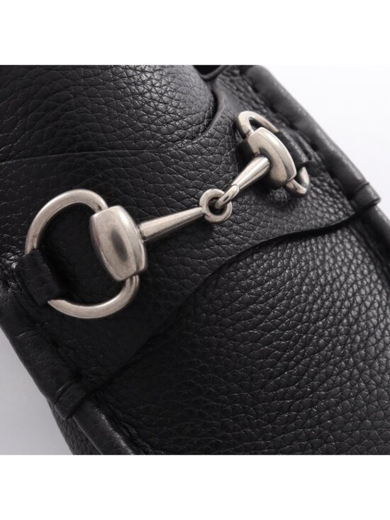 Gucci Loafers Horsebit Black Leather